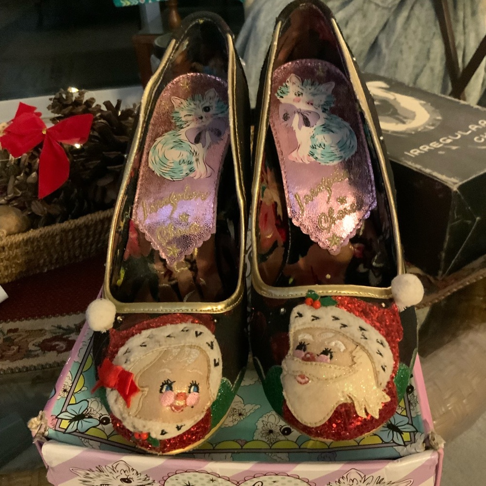 Festive Mr & Mrs Claus Women's Shoes